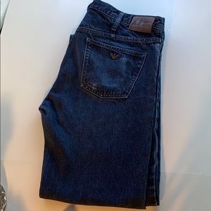 Armani Classic wash straight leg jean